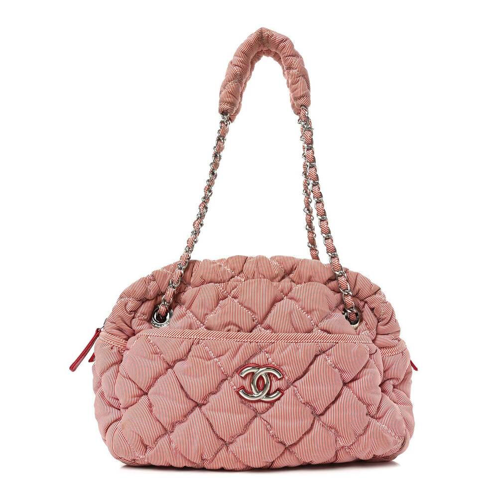 Chanel Nylon Bubble Quilt Shoulder Bag #265489C14B